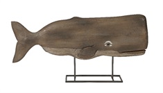 Achilles Carved Wood Whale