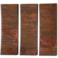 Adara Copper Wall Art S/3