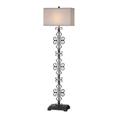 Adelardo Rust Bronze Floor Lamp