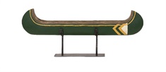 Adirondack Small Canoe on Metal Stand
