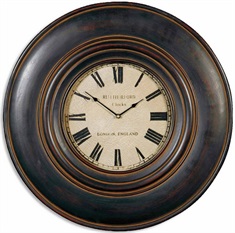 Adonis 24" Wooden Wall Clock