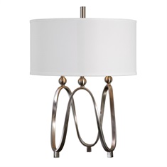 Akiro Brushed Nickel Table Lamp