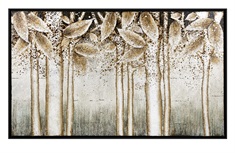 Alder Silver Wall Décor with Frame