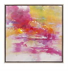 Alexa Oil on Canvas with Frame
