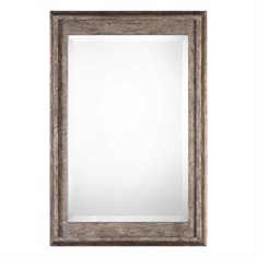 Allegan Antiqued Silver Mirror