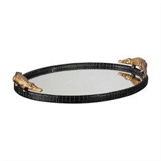 Alligator Mirrored Tray