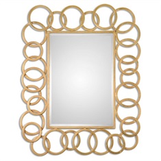 Amena Gold Rings Mirror