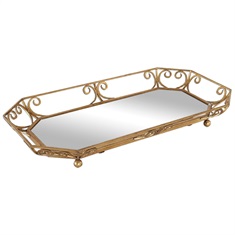 Amias Metal Gold Tray