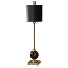 Amur Smoke Glass Buffet Lamp
