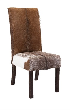 Andros Animal Hide Dining Chair
