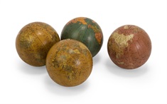 Antique Finish Globe 4" Spheres