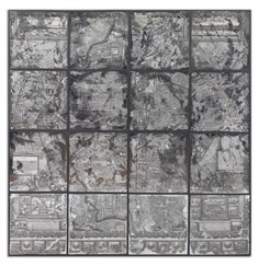 Antique Street Map Wall Art