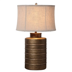Antiqued Gold Bamiro Lamp