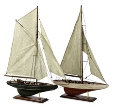 Antiqued Sailing Vessels