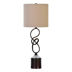 Aprilia Twisted Dark Bronze Lamp