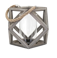 Ares Large Wood Lantern