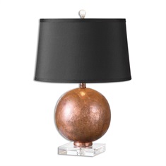 Armel Oxidized Copper Table Lamp