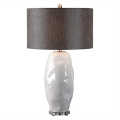 Assana Gloss White Table Lamp