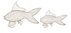 Astaire Gold Metal Fish