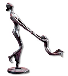 At Play Mother & Child Sculpture