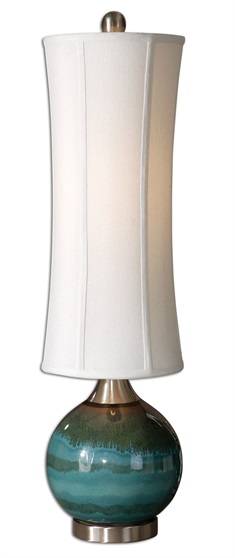 Atherton Blue Buffet Lamp