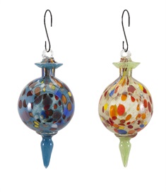 Aviary Glass Bird Feeders - Ast 2