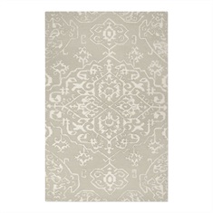 Ayla Beige Ivory Hand Tufted Rug Swatch