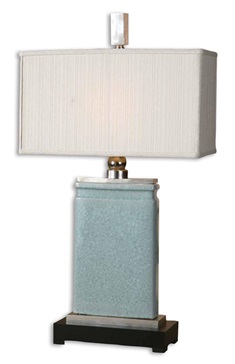 Azure Light Blue Table Lamp