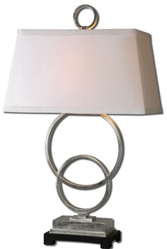 Bacelos Silver Leaf Lamp