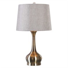 Balle Antiqued Brass Table Lamp