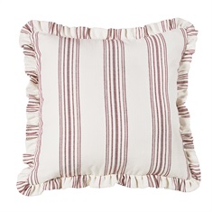 Prescott Red Striped Euro Sham