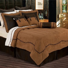 Barbwire Tan Comforter Set