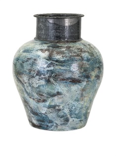 Bastilla Large Vase with Metal Neck