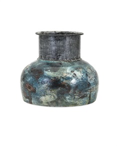 Bastilla Small Vase with Metal Neck