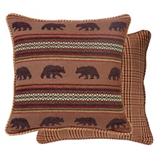 Bayfield Bear & Houndstooth Euro Sham