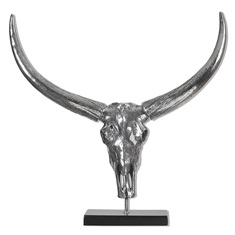 Berin Silver Bull Skull