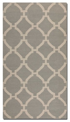 Bermuda Flat Weave Rug - Gray Swatch