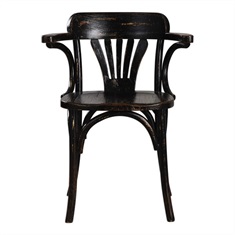 Black Huck Accent Chair