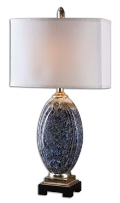 Blue Latah Lamp