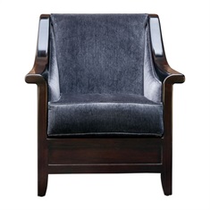 Bowie Steel Blue Armchair
