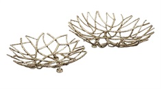 Branch Metal Trays - Set of 2