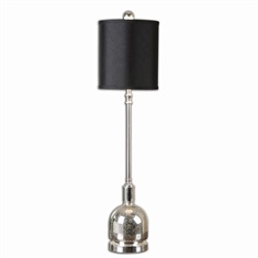 Brusson Polished Nickel Buffet Lamp