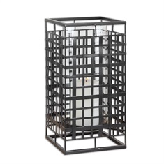 Caged In Metal Candleholder