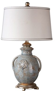 Cancello Blue Glaze Lamp