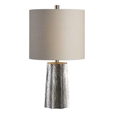 Candor Metallic Silver Lamp