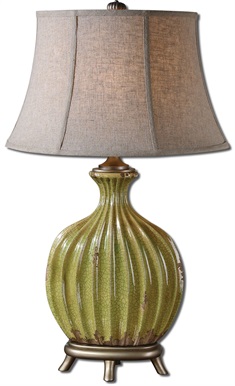 Carentino Green Table Lamp
