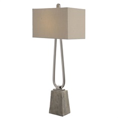 Carugo Polished Nickel Lamp