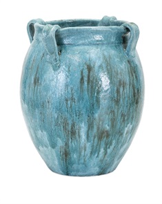 Castine Large Teal Vase