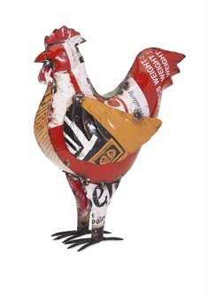 Chester the Chicken - Reclaimed Metal