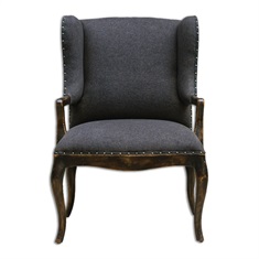 Chione Black Armchair